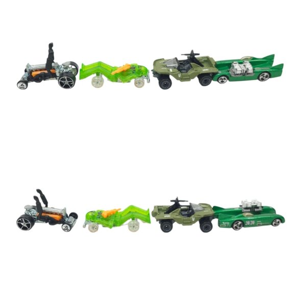 Hot Wheels Dragtor Zombot Halo UNSC Warthog Double Vision Diecast 1:64 Lot Of 4 - Picture 6 of 10